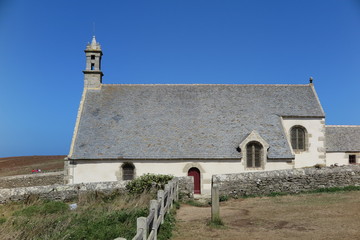 Fototapeta na wymiar Kapelle an der Pointe du Van