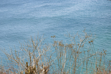 Aerial Seascape Scene Santa Elena Ecuador