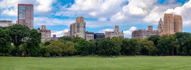 The Sheep Meadow in Central Park, New York City