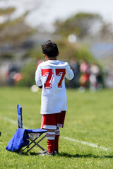 Fototapeta premium Kids soccer