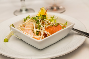 Salmon and Shrimp Appetizer