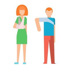 Trauma accident fracture human