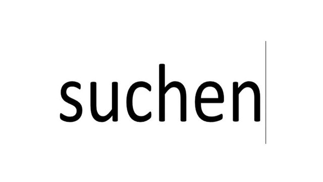 suchen finden