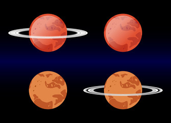 Variants Mars images. 