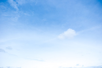 Fototapeta premium Photograph of sky and cloud background.