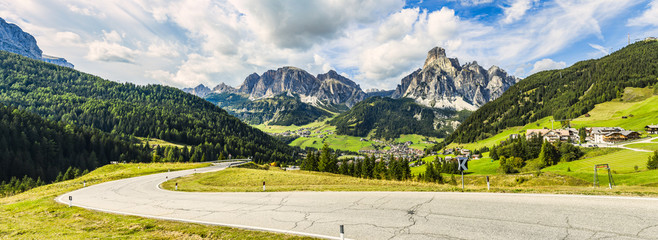 on the roads of dolomites