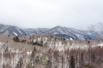 Fototapeta na wymiar winter mountains