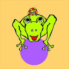 Frog and Ladybug