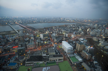 dusk of the yodo river