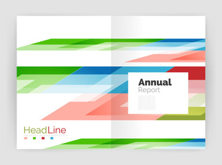 Set of business straight lines abstract backgrounds