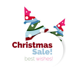 Christmas and New Year promotion banner design