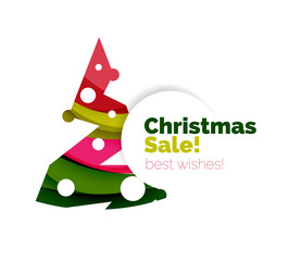 Christmas and New Year promotion banner design
