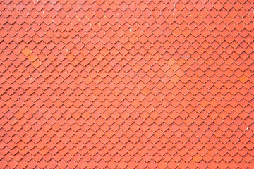 Roof of Thai style with metal art