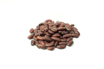 Red bean isolated on white background