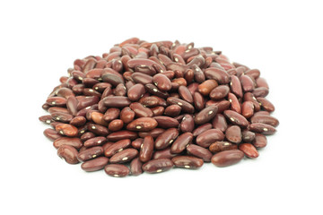 Red bean isolated on white background