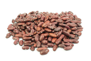 Red bean isolated on white background