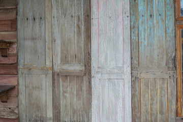 Old wood door.