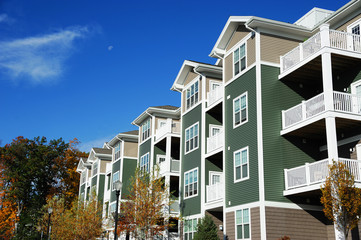 modern apartment building