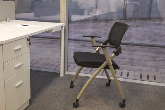One chair in office 
