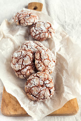 chocolate crinkle cookies