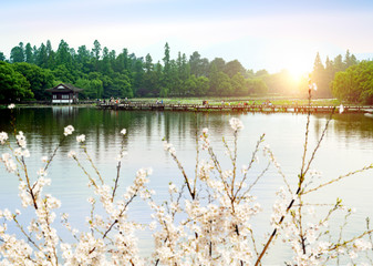 Fototapeta premium China Hangzhou West Lake landscape