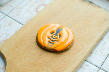 
decoration cookie icing for Halloween