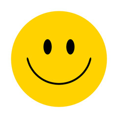 Smiley. Vector happy face