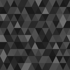 Seamless colorful abstract triangles pattern.