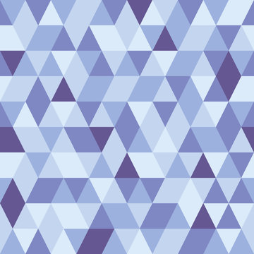 Seamless colorful abstract triangles pattern.