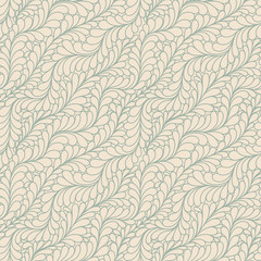 Seamless background in abstract style green and beige 