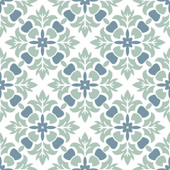 Seamless vector pattern design made in old vintage style