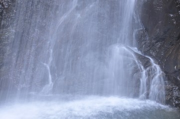 Fototapeta na wymiar 日本の滝百選 早戸大滝