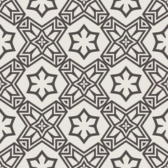 Seamless vector pattern design made in old vintage style
