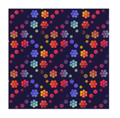 pretty floral print seamless background. Flower background