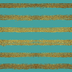 Seamless pattern with gold stripes