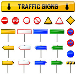 various traffic signs
