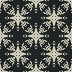 Seamless vector pattern design made in old vintage style