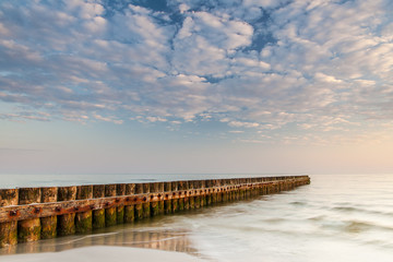Obraz premium beautiful view of Polish Baltic Sea