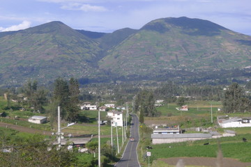 Fototapeta na wymiar Ecudaor, Andes Mountains, Baños