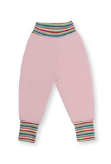 pink children's sports pants isolated on white