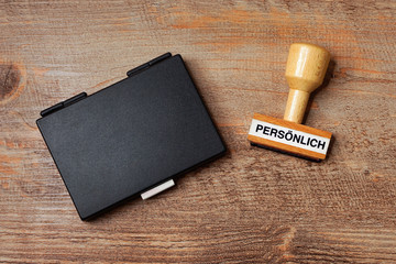 Stempel und Stempelkissen