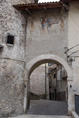 Fototapeta na wymiar Pettorano on Gizio is one of the most beautiful towns in Italy