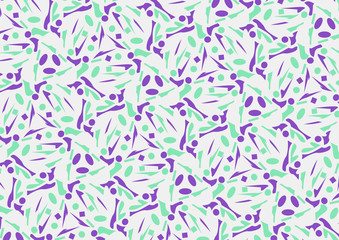 Abstract pattern in bright colors.