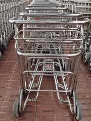 luggage trolleys