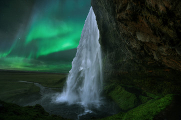 Iceland Seljalandsfoss Waterfall
