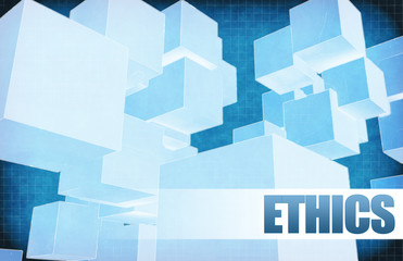 Ethics on Futuristic Abstract