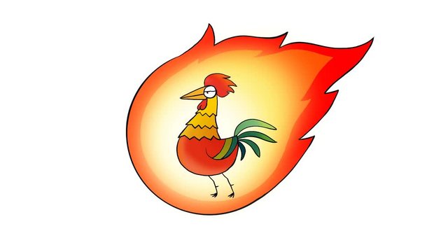 Fire rooster