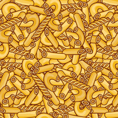 macaroni seamless pattern