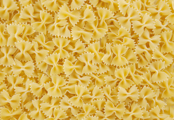 Bow tie pasta background