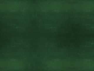 The empty dark green chalkboard background texture